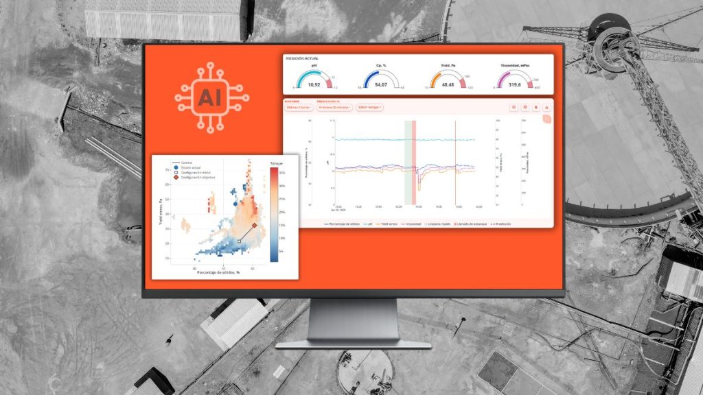 Interfaz del software Rheothink de Konatec mostrando el monitoreo de datos reológicos en tiempo real.